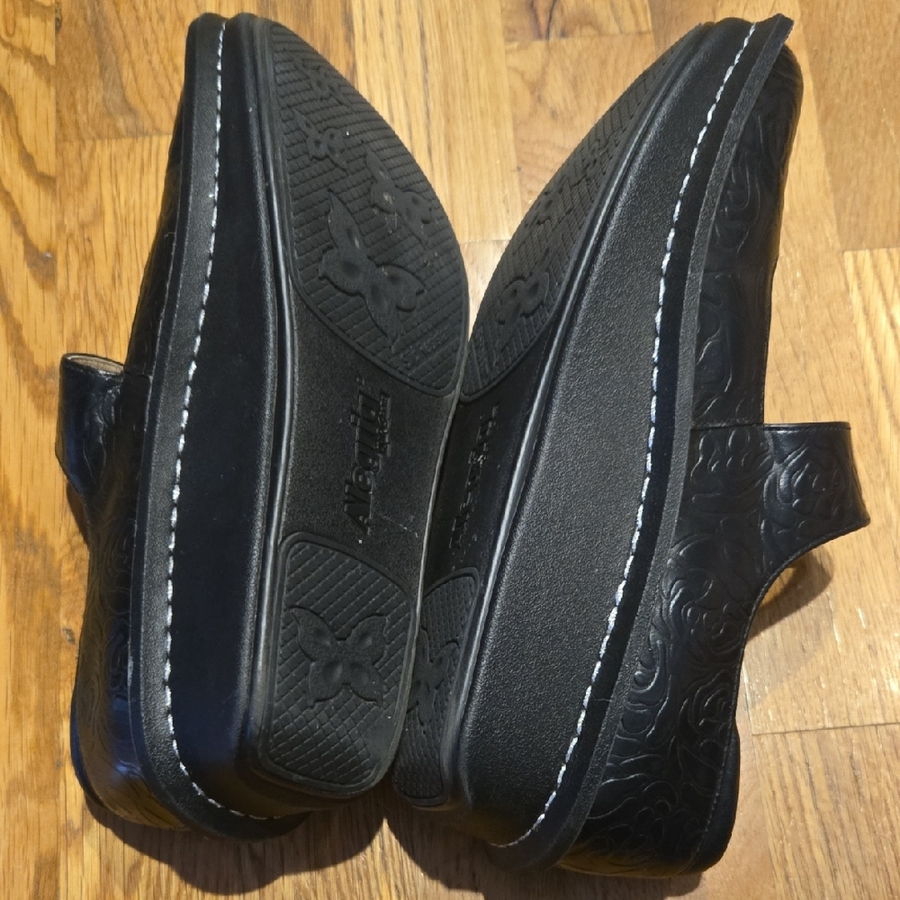 Alegria Black Floral Shoes - Picture 6 of 6